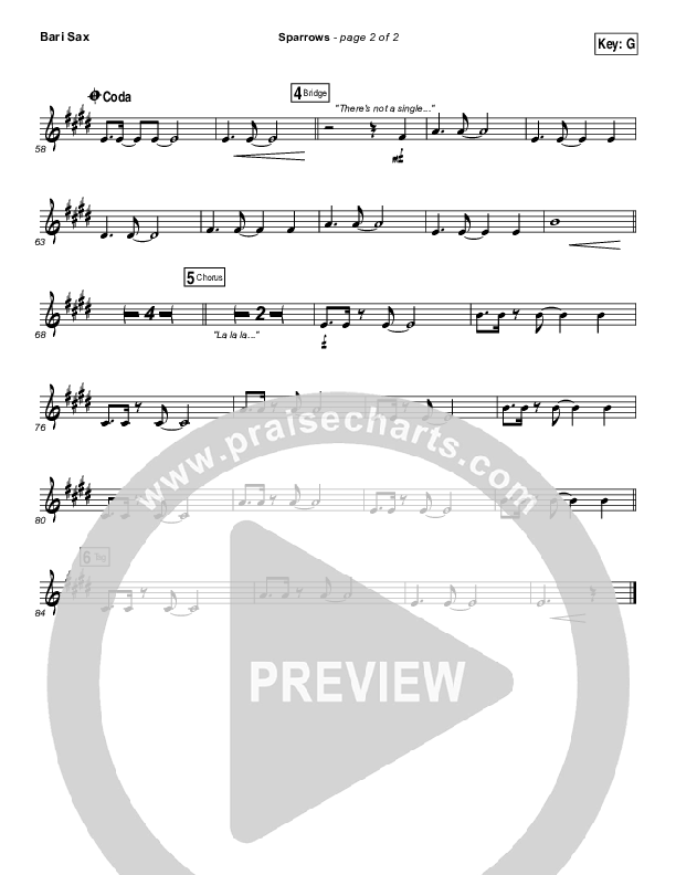 Sparrows Bari Sax (Jason Gray)