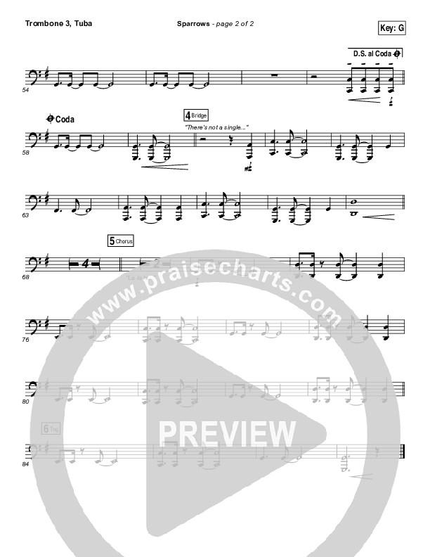 Sparrows Trombone 3/Tuba (Jason Gray)