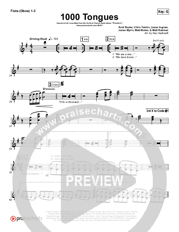 1000 Tongues Wind Pack (Vertical Worship)