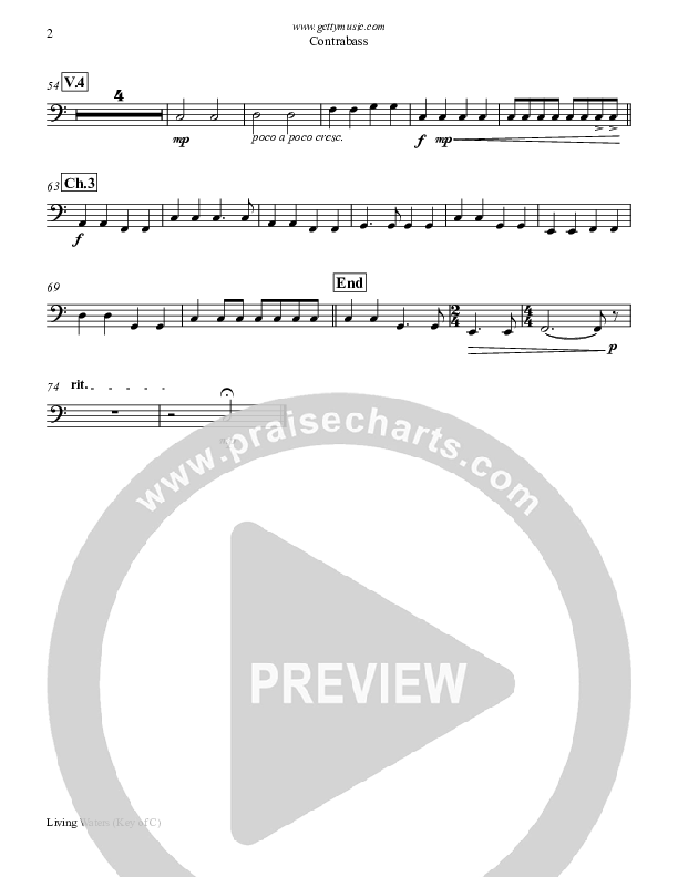 Living Waters Contrabass (Keith & Kristyn Getty)