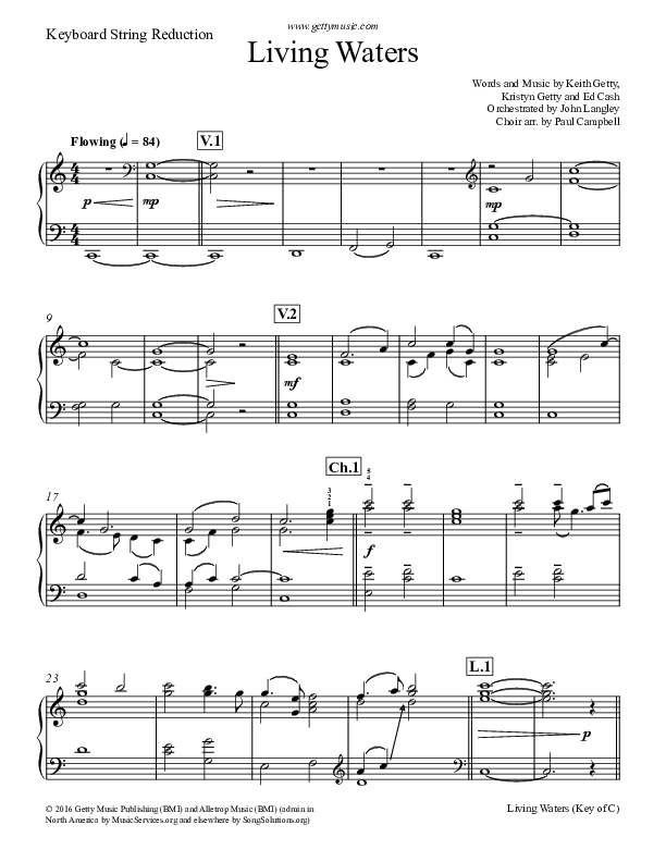 Living Waters String Pack (Keith & Kristyn Getty)