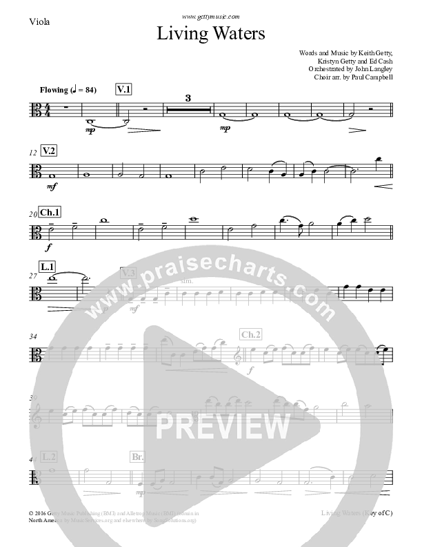 Living Waters Viola (Keith & Kristyn Getty)