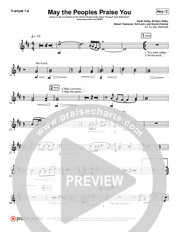 May The Peoples Praise You Brass Pack (Keith & Kristyn Getty)