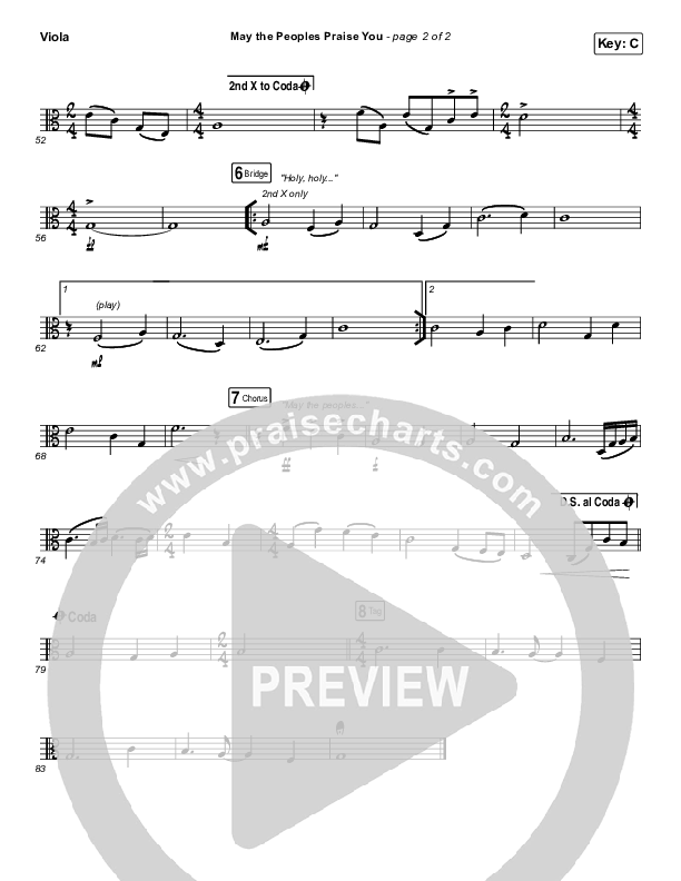 May The Peoples Praise You Viola (Keith & Kristyn Getty)