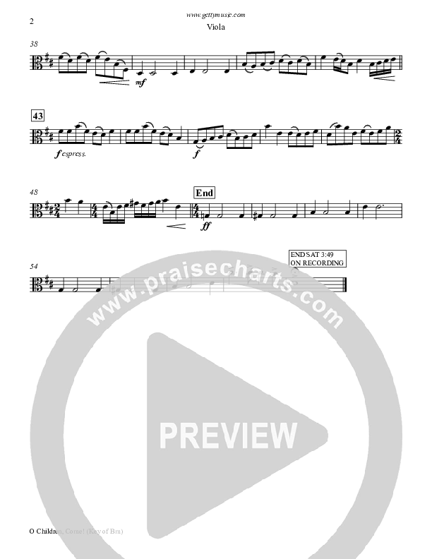 O Children Come Viola (Keith & Kristyn Getty)