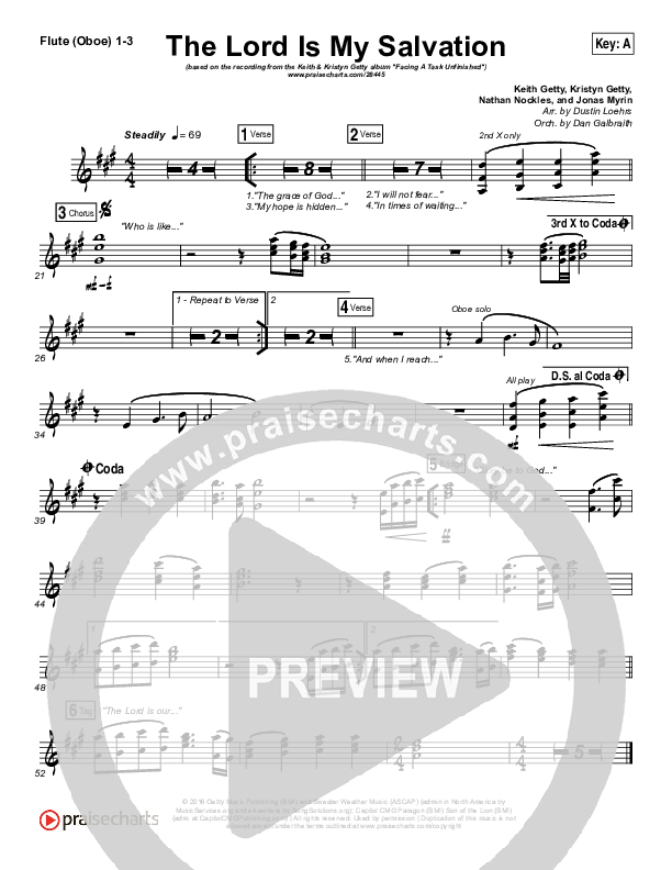 The Lord Is My Salvation Wind Pack (Keith & Kristyn Getty)