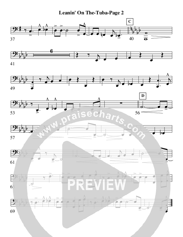 Leanin' On The Everlastin' Arms (Instrumental) Tuba (AnderKamp Music)