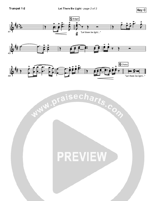 Let There Be Light Trumpet 1,2 (Bryan & Katie Torwalt)