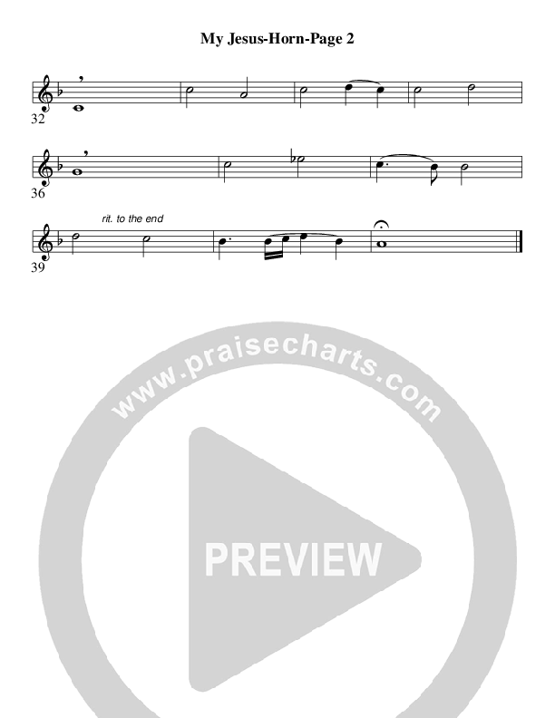 My Jesus I Love Thee (Instrumental) French Horn (AnderKamp Music)