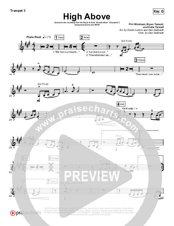 High Above Trumpet 3 (Bryan & Katie Torwalt)