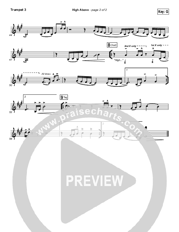 High Above Trumpet 3 (Bryan & Katie Torwalt)