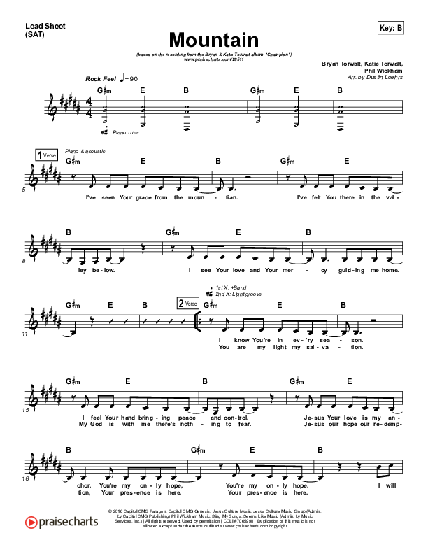 Mountain Lead (SAT) (Bryan & Katie Torwalt)