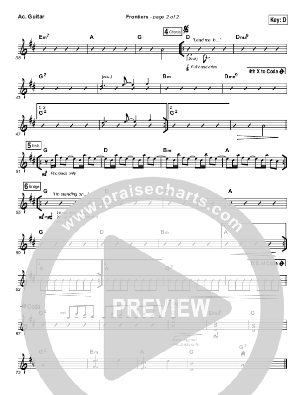 Frontiers Acoustic Guitar (Vertical Worship)