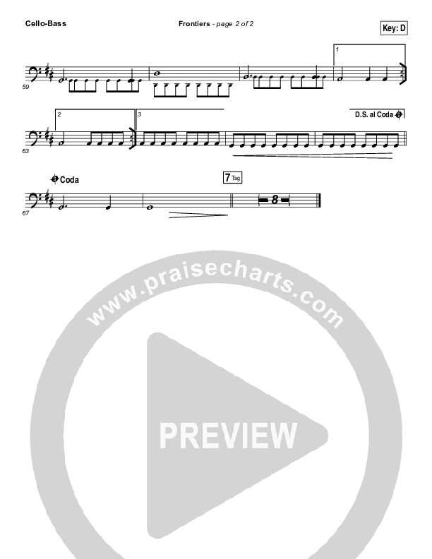 Frontiers Cello/Bass (Vertical Worship)