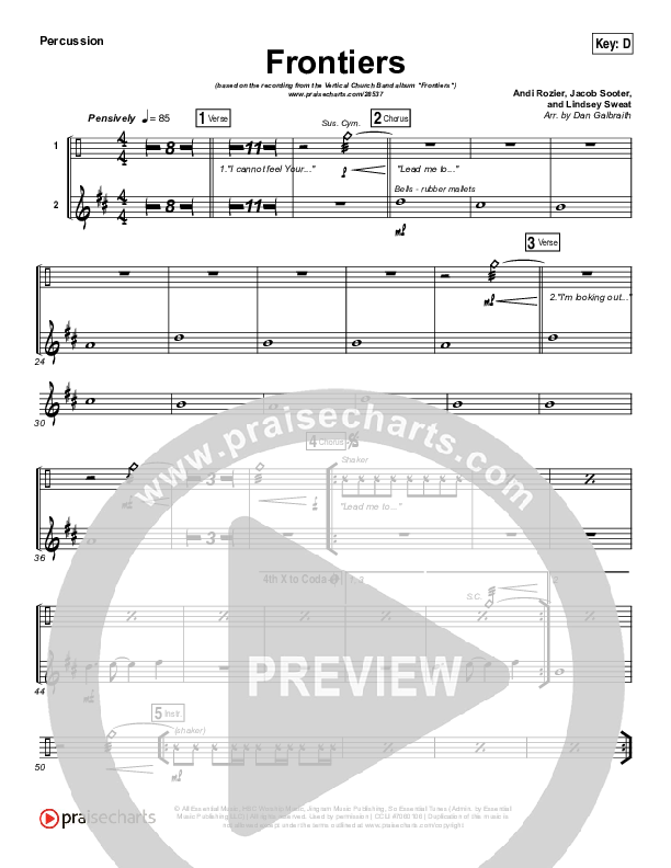 Frontiers Percussion (Vertical Worship)