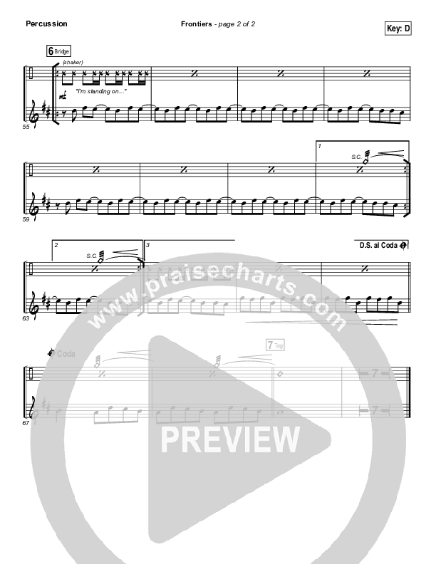 Frontiers Percussion (Vertical Worship)