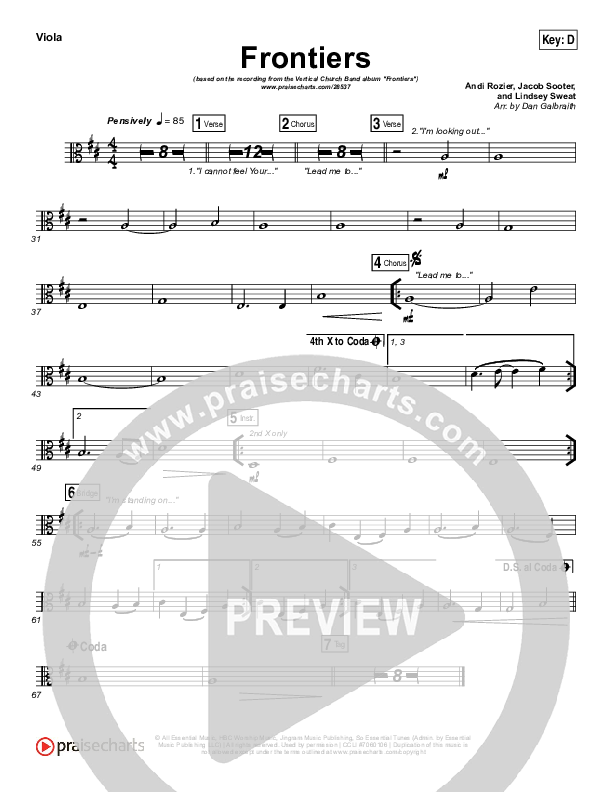 Frontiers Viola (Vertical Worship)