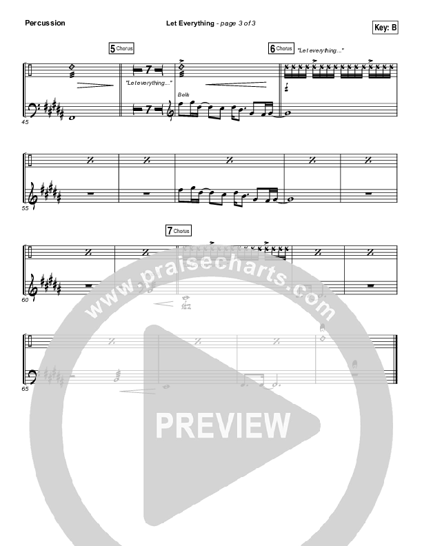 Let Everything Percussion (Vertical Worship)