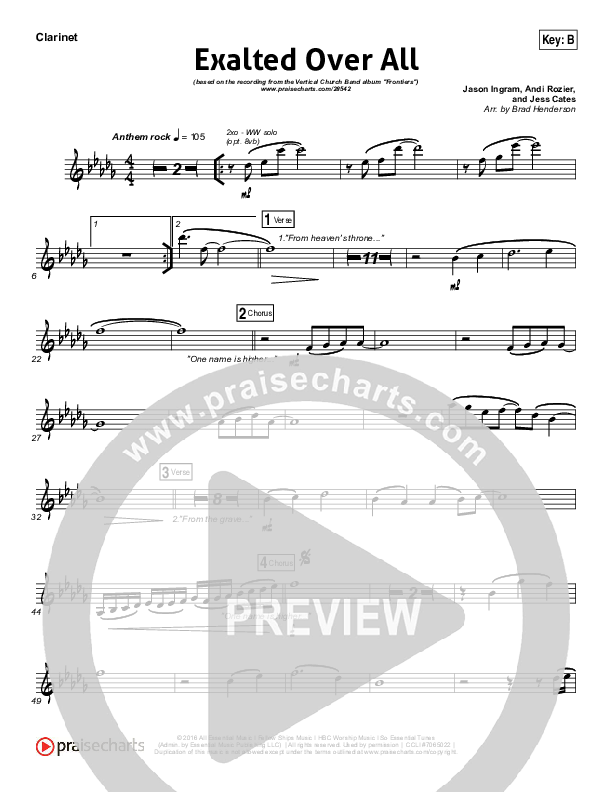 Exalted Over All Wind Pack (Vertical Worship)