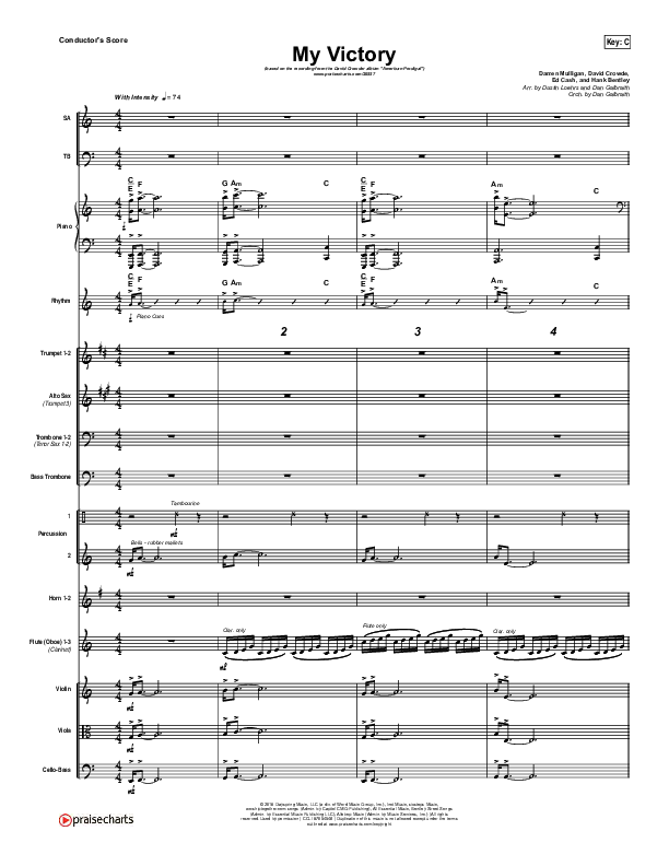 My Victory Conductor's Score (David Crowder)