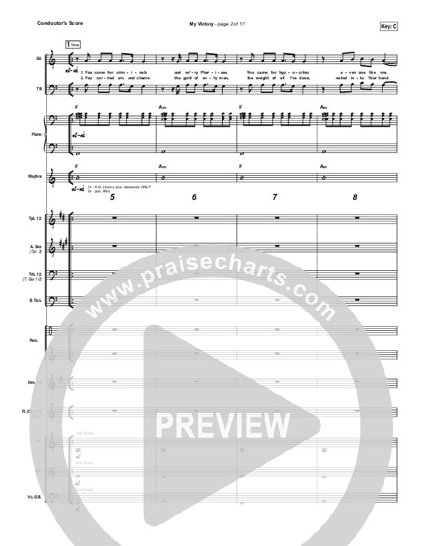 My Victory Conductor's Score (David Crowder)