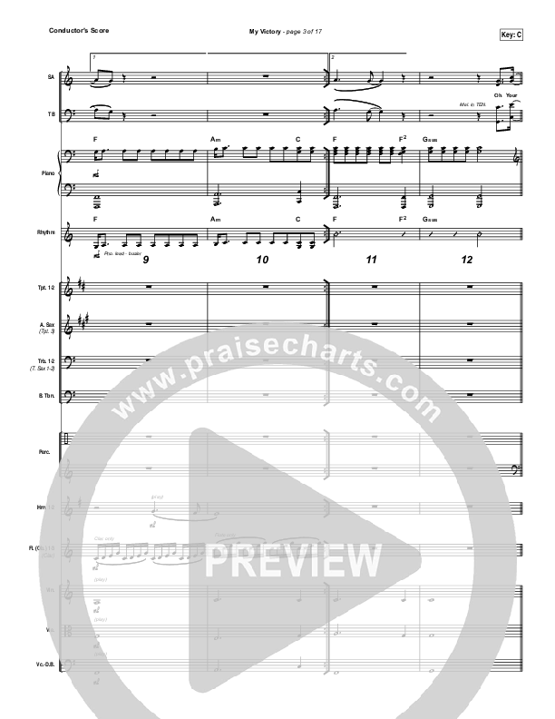 My Victory Conductor's Score (David Crowder)