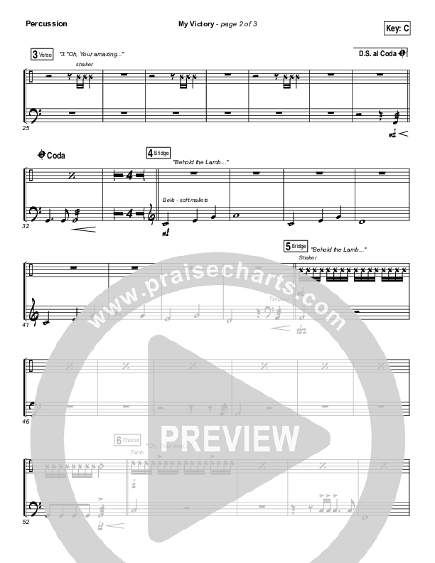 My Victory Percussion (David Crowder)