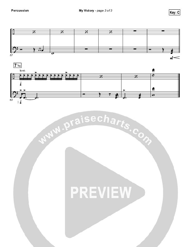 My Victory Percussion (David Crowder)