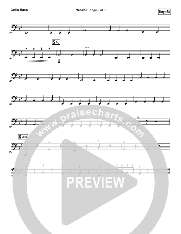 Mended Cello/Bass (Matthew West)