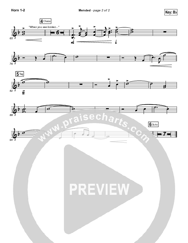 Mended Brass Pack (Matthew West)