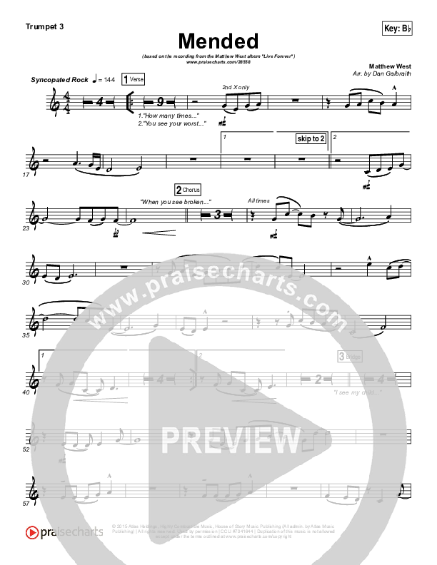 Mended Trumpet 3 (Matthew West)