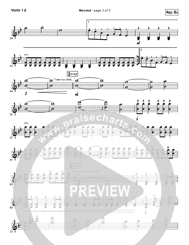 Mended Violin 1/2 (Matthew West)