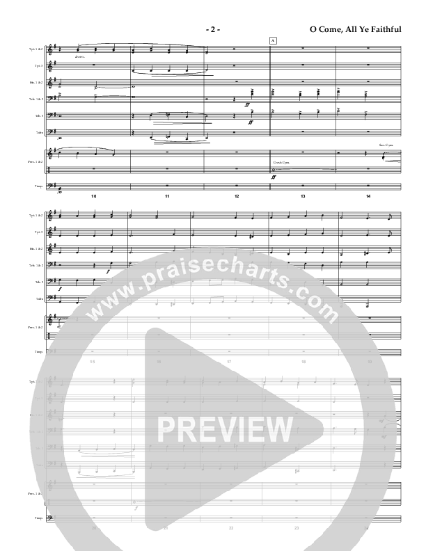 O Come All Ye Faithful (Instrumental) Conductor's Score ()