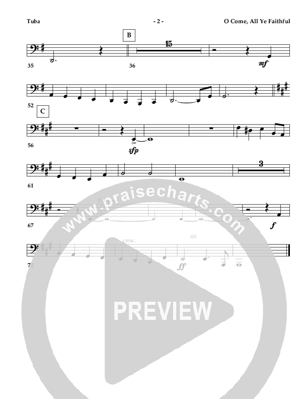 O Come All Ye Faithful (Instrumental) Tuba ()