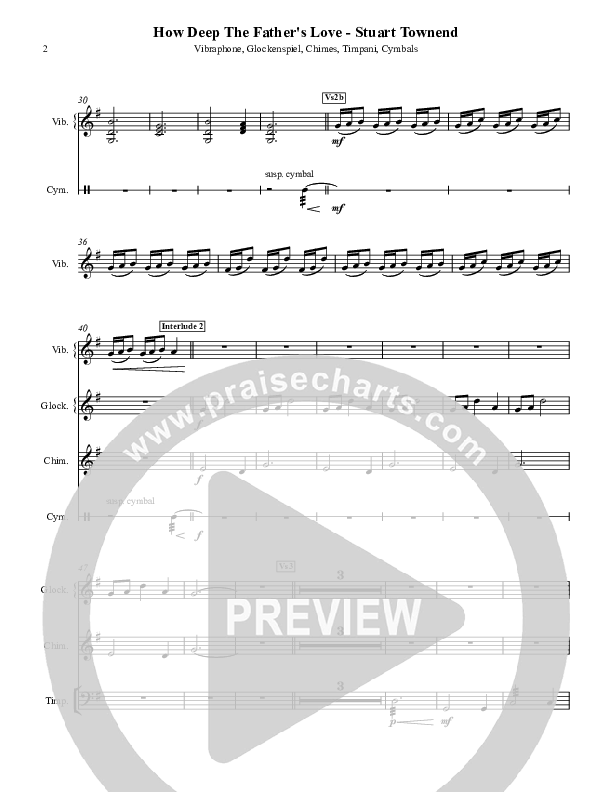 How Deep The Father's Love For Us Percussion 1/2 (Austin Stone Worship)