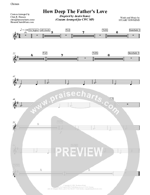 How Deep The Father's Love For Us Percussion (Austin Stone Worship)