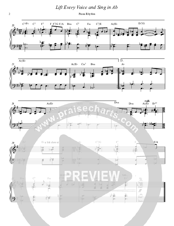 Lift Every Voice And Sing Rhythm/Melody (Chris Hansen)