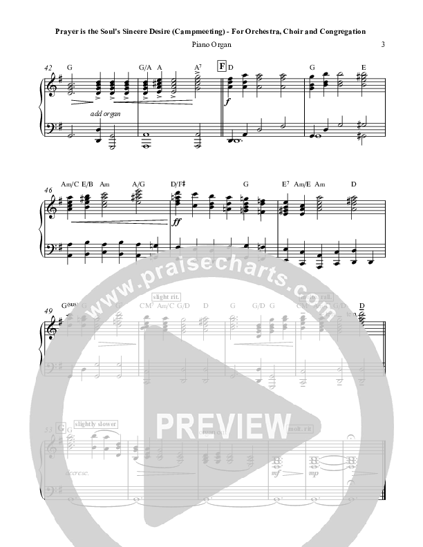 Prayer is the Soul's Sincere Desire Piano Sheet (Chris Hansen)