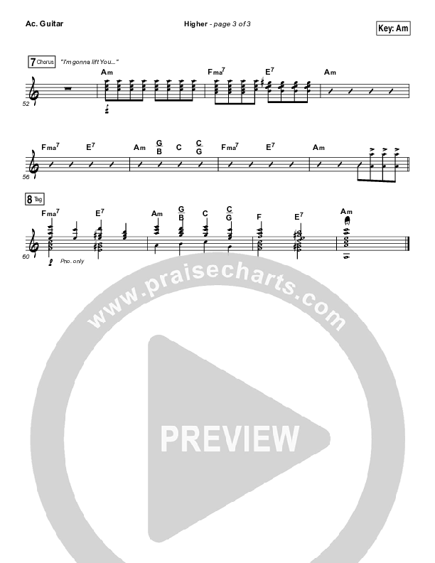 Higher Acoustic Guitar (Unspoken)