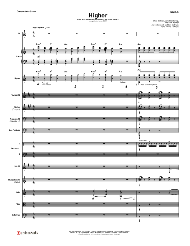 Higher Conductor's Score (Unspoken)