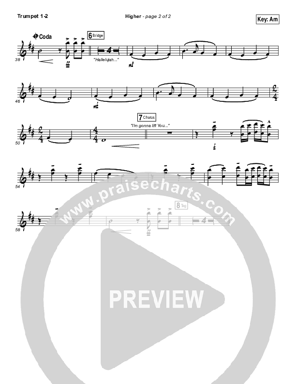 Higher Trumpet 1,2 (Unspoken)