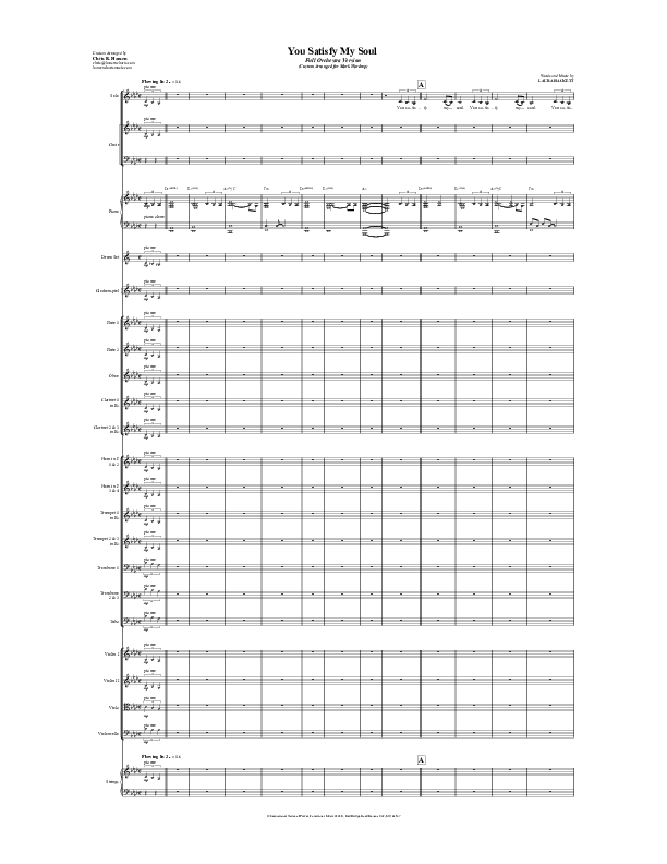 You Satisfy My Soul Conductor's Score (Laura Hackett)