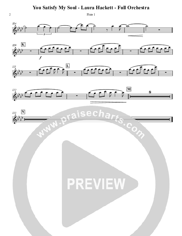 You Satisfy My Soul Flute (Laura Hackett)