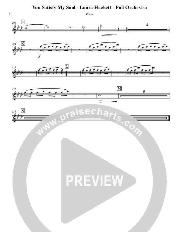 You Satisfy My Soul Oboe (Laura Hackett)