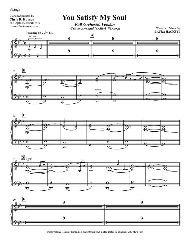 You Satisfy My Soul Synth Strings (Laura Hackett)