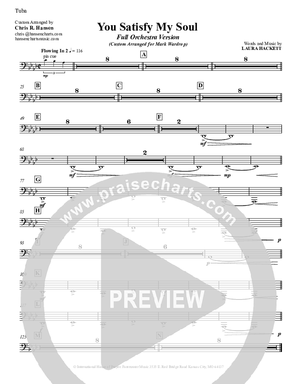 You Satisfy My Soul Tuba (Laura Hackett)