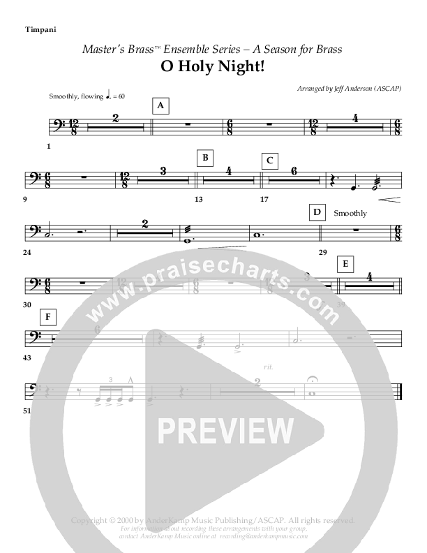 O Holy Night (Instrumental) Timpani ()