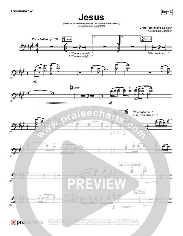 Jesus Trombone 1/2 (Chris Tomlin)