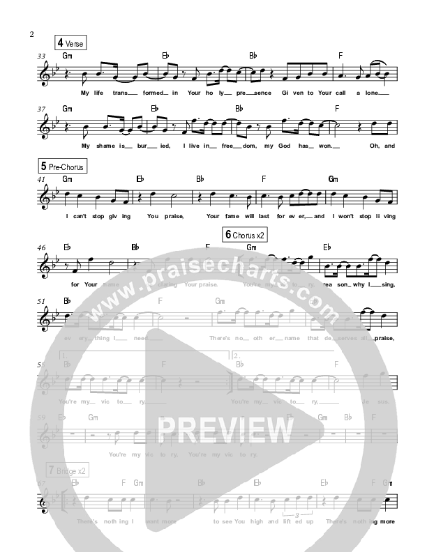 Victory Lead Sheet (Highlands Worship)