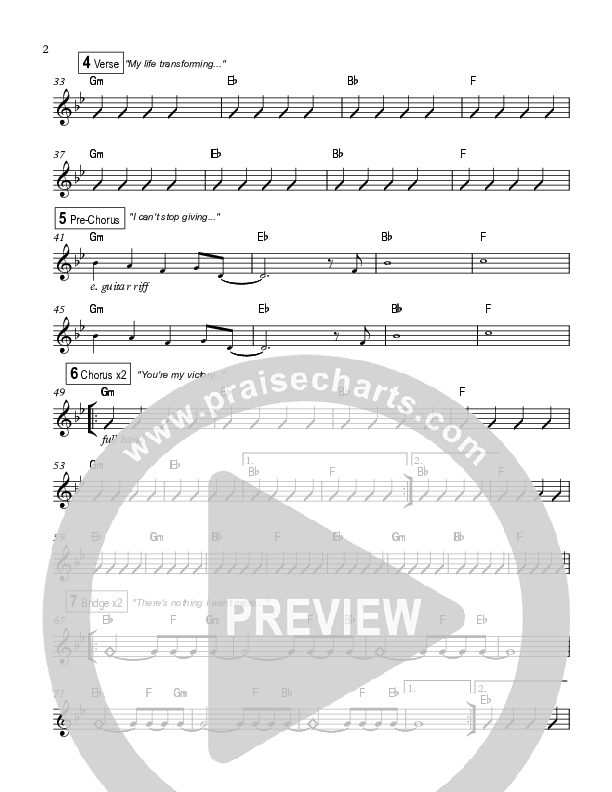 Victory Rhythm Chart (Highlands Worship)